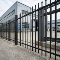 Vente Flash : Panneau de clôture de sécurité domestique en alliage d'aluminium tubulaire thermolaqué, résistant aux intempéries, écologique, de qualité supérieure, 6 pieds, durable