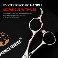 Ciseaux en acier 440C de 6.0 pouces Ciseaux de coiffeur professionnels pointus Tijeras Peluquera Kit de ciseaux amincissants pour dents de bois de cerf