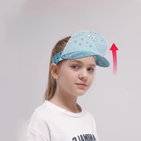 Chapeau de soleil personnalisable KKN pour enfants, réglable, respirant, à visière courte, idéal pour le sport, la randonnée et le vélo en extérieur