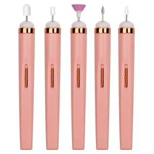 5 in 1 Electric Nail <b>Drill</b> Machine Portable Cordless Nail File Home Use Manicure Tool 4 Speeds Nail <b>Drill</b> Polisher Set - Product Image 6