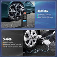 Portable Electric Automatic Tire Inflator Pump Wireless Air Compressor Car Motorcycle Bike Inflatables 150psi Digital Box
