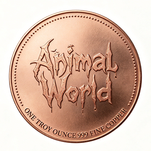 Moneda de cobre puro 999 de 1 onza con diseño de guepardo en alto relieve 3D, edición de coleccionista, con una cebra. - Product Image 6