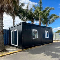 Maison Modulaire de Luxe en Conteneurs, Panneaux Sandwich, Design Moderne, Isolation Ignifuge, Villa Préfabriquée avec Extérieur