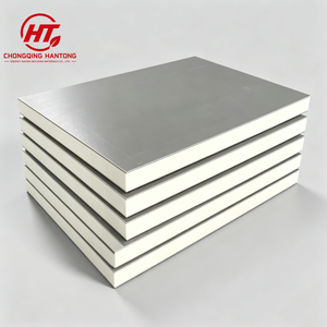 Panneau d'isolation en aluminium, PU, PIR pour la protection thermique des bâtiments et des installations industrielles, polyuréthane, <span class=keywords><strong>polyisocyanurate</strong></span> - Product Image 2