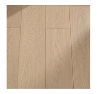 Plancher en bois d'ingénierie massif de 15 mm, lisse et brossé, en chêne européen, revêtement de sol en bois d'ingénierie naturel