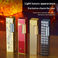 Petit Briquet Portable en Alliage de Zinc au Design Moderne et Simple, Luxe Léger, Écologique, Coupe-Vent, Rechargeable et Sûr