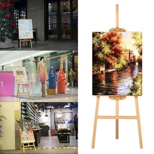 Chevalet de sol pour studio de peinture, support d'affichage d'art, 0,9 m, 1,2 m, 1,5 m, 1,75 m, chevalet en bois réglable en H pour artiste - Product Image 5