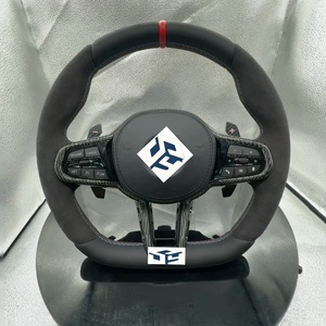 Volante Deportivo con Calefacción y Luces LED Compatible con <span class=keywords><strong>BMW</strong></span> M3 M4 M5 M6 X3 X4 X5 X6 X7 <span class=keywords><strong>X8</strong></span> G01 G12 G20 G30 G80 G82 330i M340i - Product Image 1