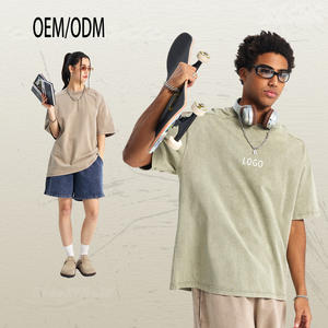 Camiseta de Hombre de Alta Calidad para Streetwear, Camiseta Lisa de 275 g/m², Peso Pesado, para Impresión de Logotipos, para OEM - Product Image 3