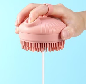 Brosse multifonctionnelle en silicone pour le lavage et le massage des cheveux, idéale pour le shampoing et le bain - Product Image 2