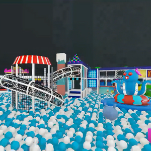 ม้าแทรมโพลีนสำหรับเด็กอายุ1-12ขวบอุปกรณ์สนามเด็กเล่นในร่มแบบอเนกประสงค์ - Product Image 1