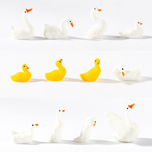 Adornos de Resina de Pato en Miniatura, Figura de Animal Realista, Decoración para el Hogar, Manualidades - Product Image 5