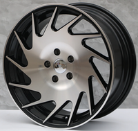 Velg roda mobil casting 18 inci dengan PCD 5/114.3 Multi Ruji desain cekung mahkota Atenza Sagitar G27