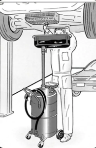 Réservoir de vidange d'huile usagée 65L, bac de récupération pour vidange d'huile, idéal pour les ateliers de réparation automobile, garages, services de voitures, camions et fourgonnettes - Product Image 6