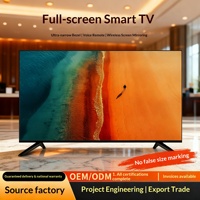 Téléviseur intelligent à écran plein écran de 17 à 110 pouces, réseau 4K ultra clair, projection vocale sans fil, téléviseur LCD pour hôtel et usage domestique