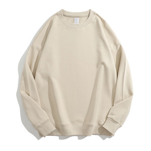 Personalizable 400G Heavyweight Men's Sweatshirt French Terry Drop Shoulder Crew Neck en blanco para imprimir - Product Image 1