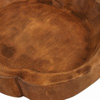 Bol à pâte en bois de citrouille sculpté à la main, écologique, vintage, rustique, style ferme, plateau décoratif, décoration d'automne pour la maison, Wabi-sabi