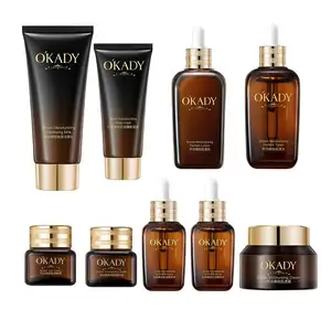OKADY Beauty Skin Care Product Face Care Brown Serum Anti Aging Skin Care Set