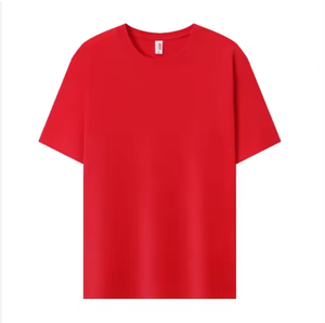 T-shirt homme 100% coton pur imprimé, vente en gros, t-shirt vierge épais, nouveau modèle tendance à col rond - Product Image 2