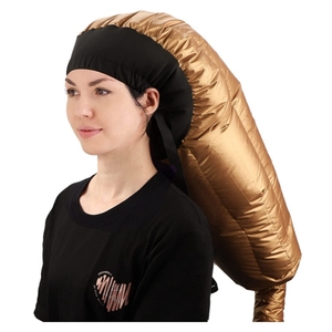 Haute qualité Extra large et long cheveux vapeur casquette sèche-cheveux couverture souple <span class=keywords><strong>bonnet</strong></span> chauffant cheveux soin séchage chapeau - Product Image 4