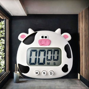 Nhà bếp HẸN GIỜ xuất hiện phổ biến vật liệu nhựa phim hoạt hình từ tính hẹn giờ kỹ thuật số cầm tay đếm ngược điện tử - Product Image 2