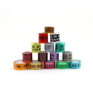 <span class=keywords><strong>Bague</strong></span> Pigeon Doré Fantaisie Taille Intérieure 8Mm <span class=keywords><strong>Bague</strong></span> Pigeon Avec Numéro de Téléphone en Couleur Noire - Product Image 4