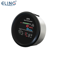 ELING 10 en 1 jauge multifonctionnelle 85MM compteur de vitesse GPS numérique avec tachymètre compteur horaire niveau de carburant presse à huile voltmètre