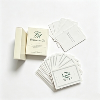 Fabrication sur mesure en usine, vente directe, impression de cartes de jeu personnalisées de taille standard pour la création de cartes de connexion relationnelle