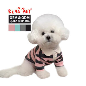 Vente en gros d'accessoires à rayures bon marché Vêtements Polo pour chien - Product Image 1