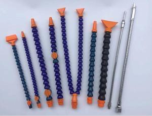 Tuyau flexible pour eau, huile et liquide de refroidissement, filetage G1/2'', 600 mm, avec buse réglable, pour système de refroidissement de tour - Product Image 1