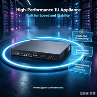 Модуль сетевого оборудования для обеспечения безопасности 1U LGA1700 с 6 портами LAN 2.5G, 8 портами XL710 10G SFP+, поддержкой IDS, IPS, SD-WAN и двустороннего байпаса