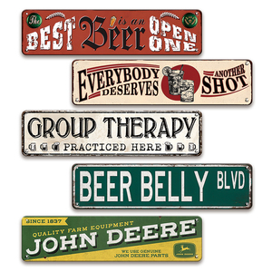 Targa in Metallo Vintage 'Best Beer Belly', Decorazione Divertente per Garage, Pub, Casa e Esterni - Product Image 1