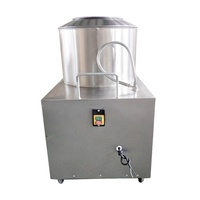 Machine à éplucher électrique commerciale, 15kg, 220v, pour restaurant, industriel, pour pommes de terre, manioc, gingembre