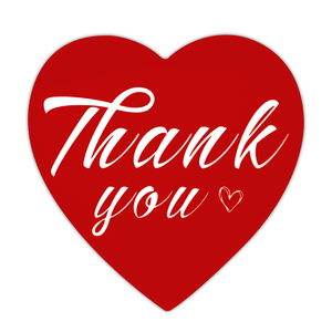China High Quality Customized Thank <span class=keywords><strong>You</strong></span> For Your Purchase Sticker - Product Image 2