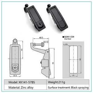 Cerradura Mecánica sin Llave de Aleación de Zinc para Gabinete Eléctrico, Clase 1130-U8 EMKA Eminka - Product Image 5