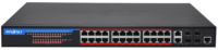Switch géré L2 24 ports RJ45 avec alimentation 900W IEEE802.3bt 90W PoE QoS WiFi7