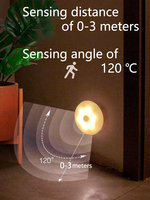 Veilleuse intelligente 4.5V LED pour chambre couloir sans fil mur intérieur intelligent corps lampe à induction