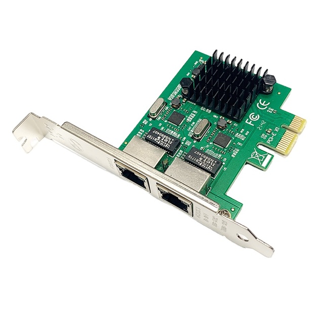 PCI-E to Dual Port Gigabit Ethernet Network Card 1000M Dual Port RTL8111F Chip