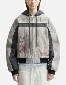 เสื้อผ้าลำลองมีฮู้ดสไตล์สตรีทย้อนยุคสำหรับผู้หญิงปรับแต่งได้เสื้อผ้าฤดูใบไม้ร่วงพิมพ์ลายทันสมัยและดีไซน์ทุกข์ - Product Image 5