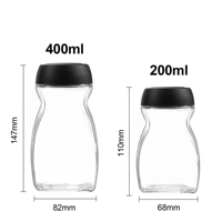 Pot en verre de café instantané en gros 200ml 400ml pot de café scellé en verre sous vide avec couvercle