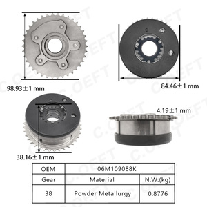 Nieuwe Hoge Kwaliteit Variabele Klep Timing Gear Vvt Timing Versnelling <span class=keywords><strong>Exh</strong></span> 06m 109088K Voor Audi 3.0 - Product Image 3