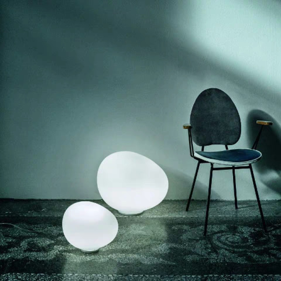 Oval Globe Cute Study Table Lamp White Glass Modern Table Light Buy