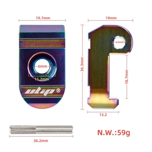 Crochet pliant épaissi en acier inoxydable pour trottinette électrique M365 Pro 1S – Remplacement durable du goupille de fixation simple - Product Image 5