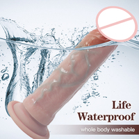 Dildo réaliste de grande taille pour femmes, 12 pouces, gros pénis en silicone avec ventouse puissante, jouet sexuel pour la masturbation féminine, stimulation du point G