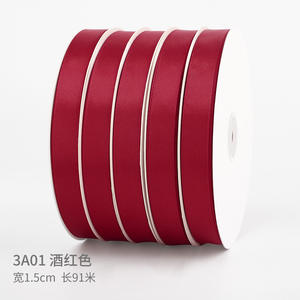 Luxe 100Y personnalisé <span class=keywords><strong>prix</strong></span> usine Ruban <span class=keywords><strong>blanc</strong></span> rose 100% polyester simple face Satin gros ruban rouleau couleur emballage ruban - Product Image 4