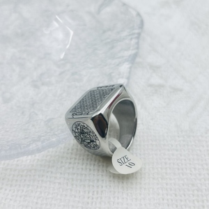 316 L in acciaio inox secondo pentacolo di saturno chiave di Solomon anello di protezione amuleto magico anello di vendita calda gioielli delicati - Product Image 2