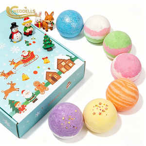 Jouet renne <span class=keywords><strong>de</strong></span> Noël à l'intérieur des bombes <span class=keywords><strong>de</strong></span> bain, coquille dorée et argentée, fleurs séchées, guimauve, bijoux, bagues, pierres précieuses, Noël - Product Image 5