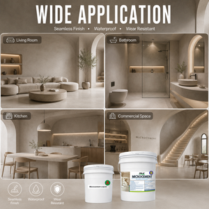 <span class=keywords><strong>Peinture</strong></span> microciment décorative imperméable sans joint <span class=keywords><strong>pour</strong></span> murs et sols <span class=keywords><strong>de</strong></span> <span class=keywords><strong>salle</strong></span> <span class=keywords><strong>de</strong></span> <span class=keywords><strong>bain</strong></span> – Vente en gros - Product Image 3