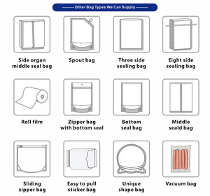 Tùy chỉnh thiết kế tám mặt con dấu treo lỗ thực phẩm hạt sô cô la gói snack Túi đồ chơi thú cưng đứng lên túi dây kéo với cửa sổ - Product Image 4