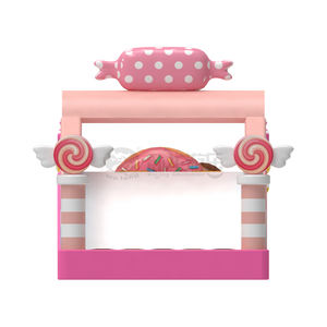 Château gonflable de qualité commerciale, parcours d'obstacles tropical avec toboggan - Product Image 3